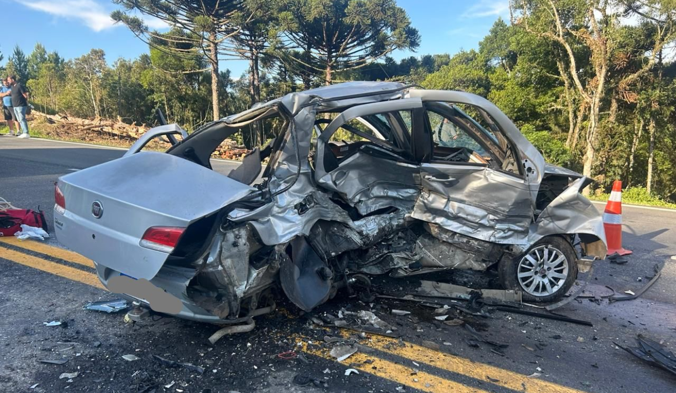 grave acidente BR-277 Palmeira