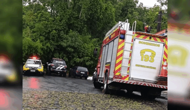 idoso morre prensado por caminhão no Paraná