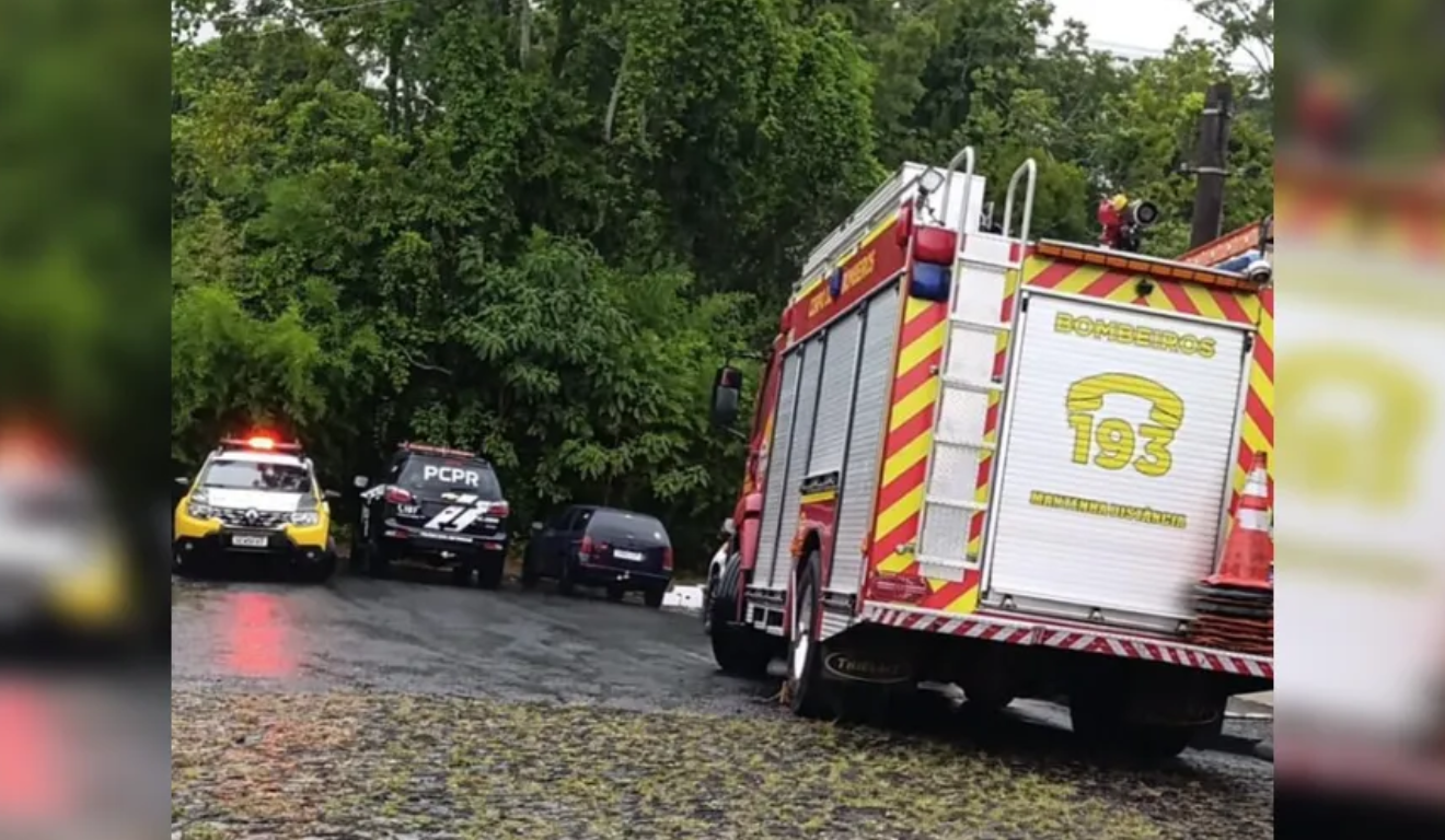 idoso morre prensado por caminhão no Paraná