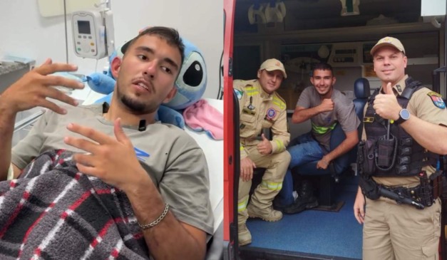 Jovem ficou perdido Pico Paraná por cerca de 100 horas (Foto: Reprodução/ @antoninaadventure )