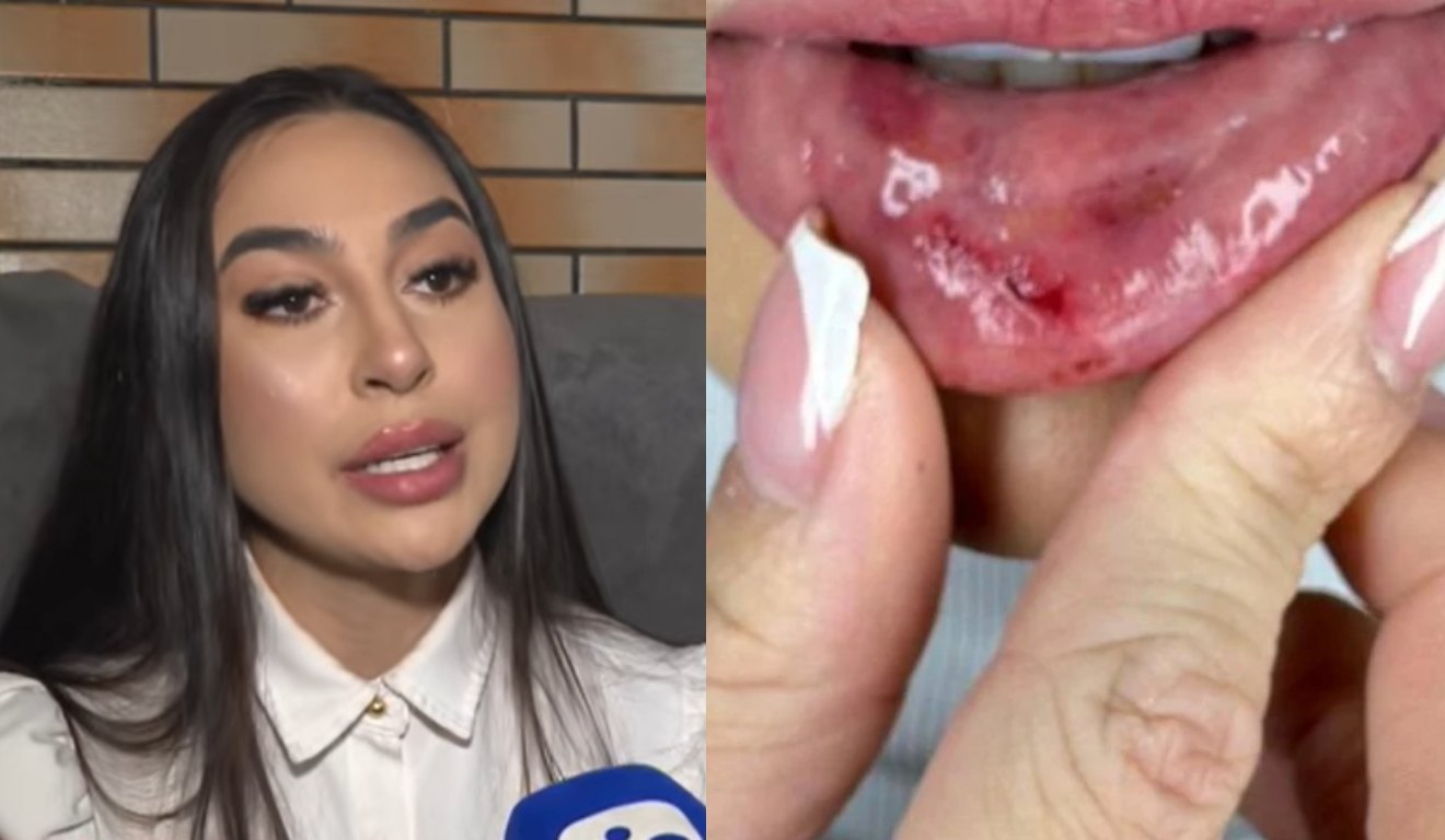 colagem com fotos da dentista Kauany Tonndorf