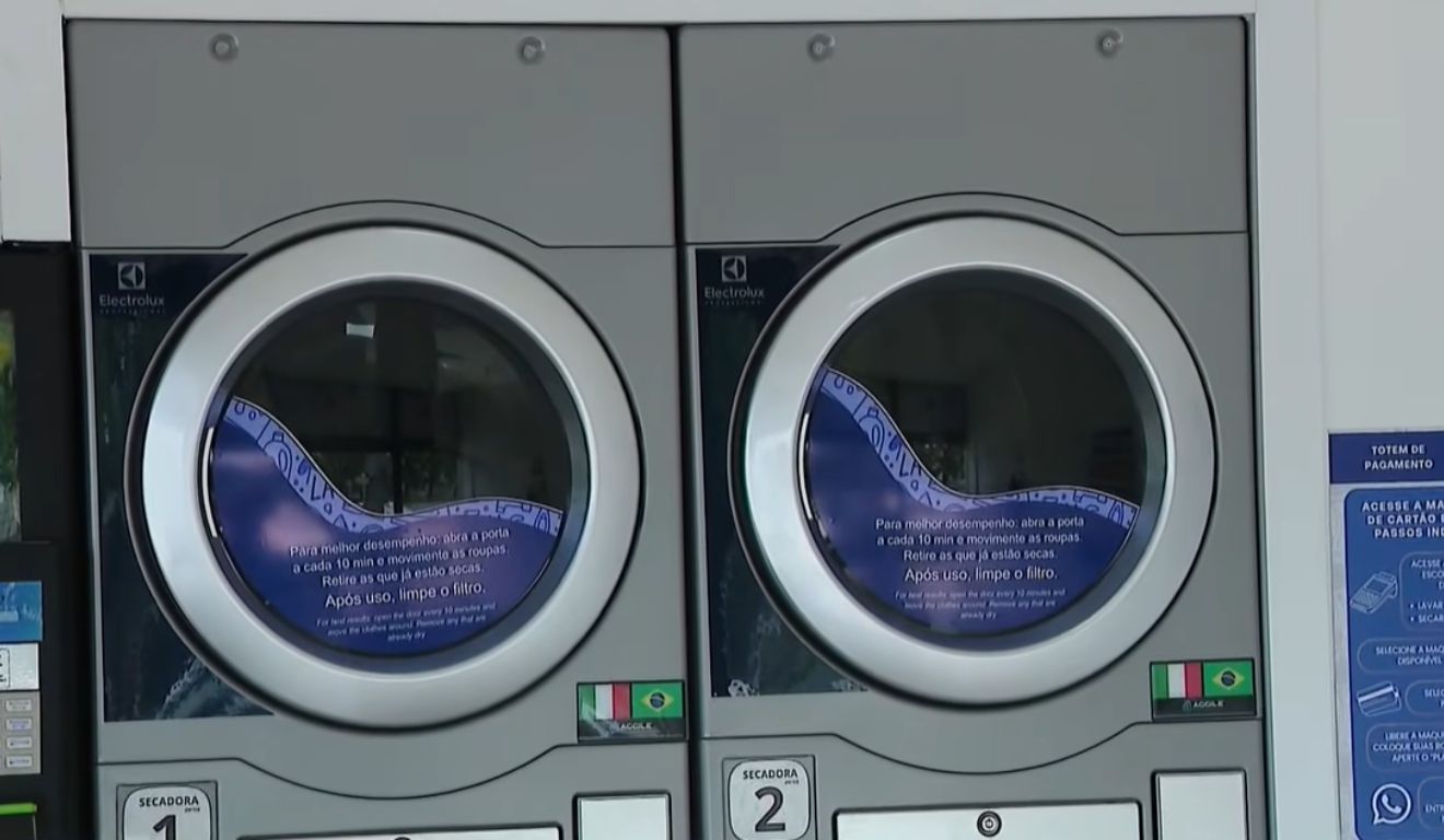 foto de máquinas de lavara para ilustrar alto movimentos nas lavandeiras em Matinhos