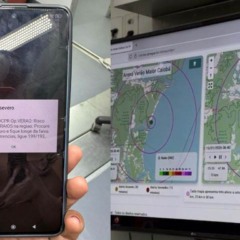 Alerta emitido pela Defesa Civil no litoral do Paran&aacute; e monitoramento em montagem