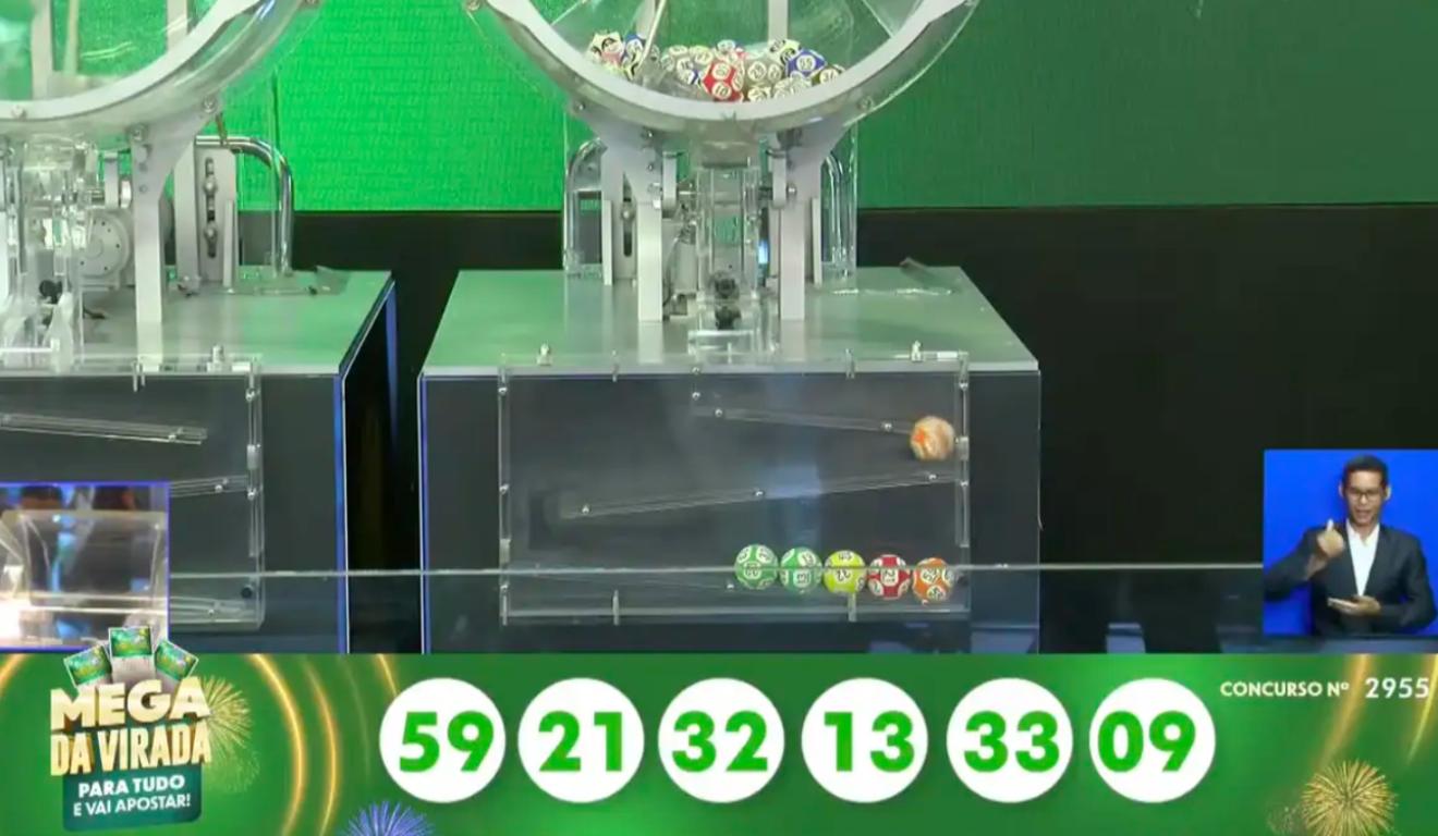 Caixa divulga as seis dezenas sorteadas na Mega da Virada 2025