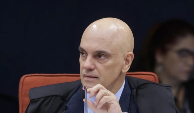 Moraes no supremo enquanto falava