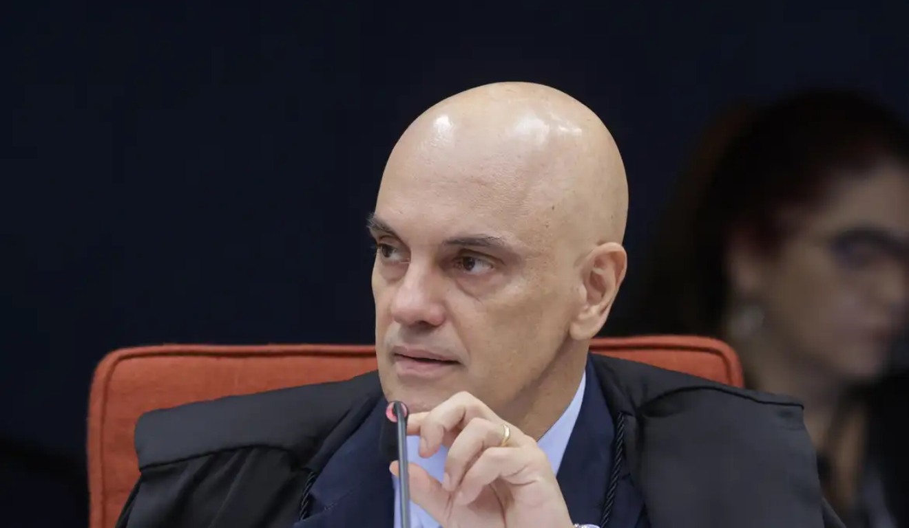 Moraes no supremo enquanto falava