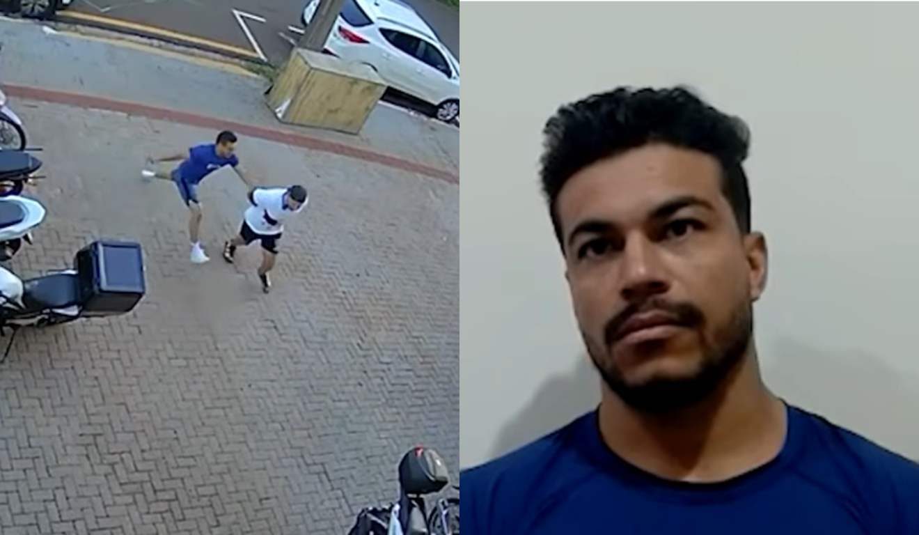 Lucas Santos esfaqueou um homem no estacionamento de uma academia em Londrina