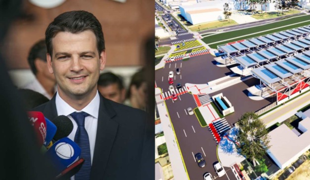 Eduardo Pimentel em entrevista e desenho do novo Terminal Capão da Imbuia