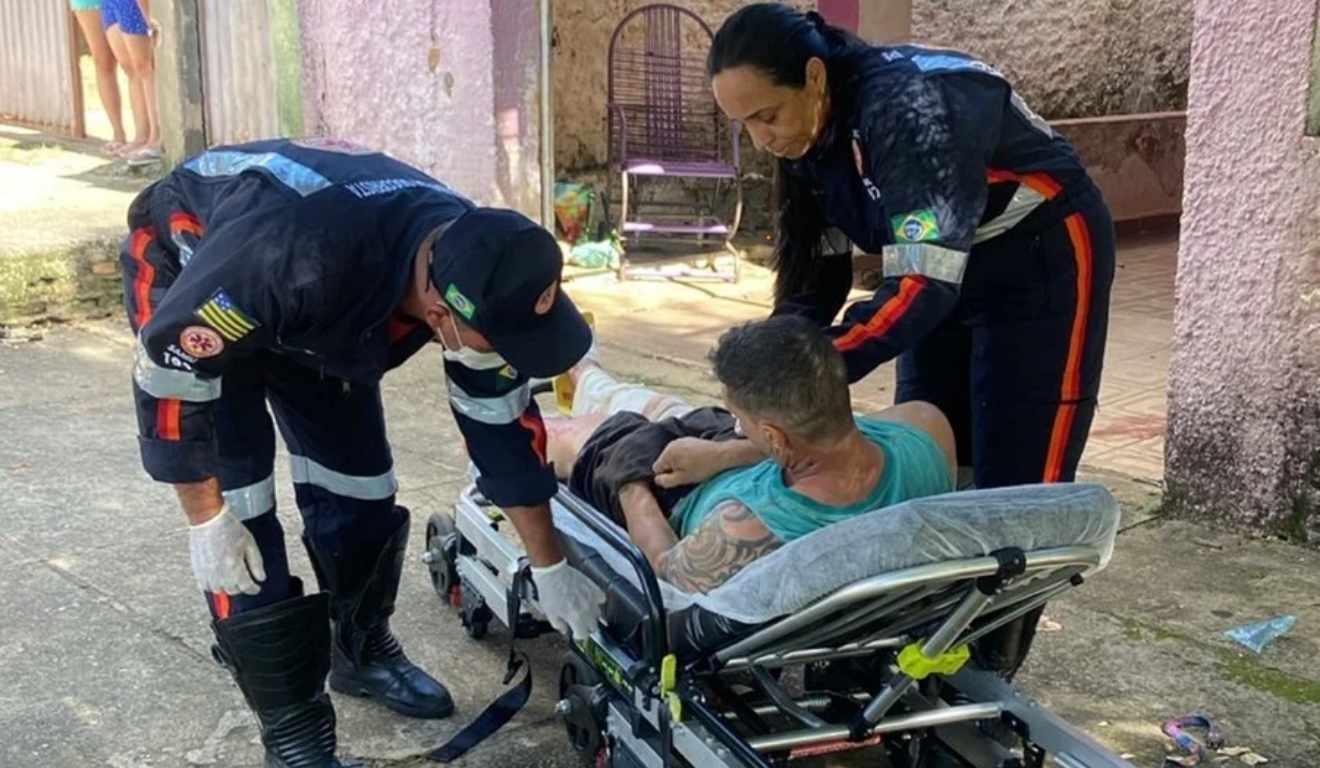 pai que fez bebê refém