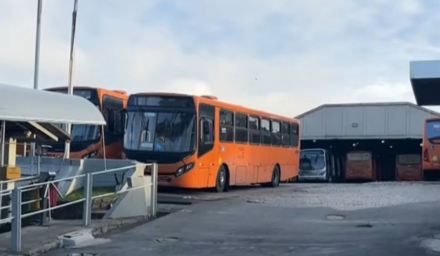 paralisação de ônibus em Curitiba