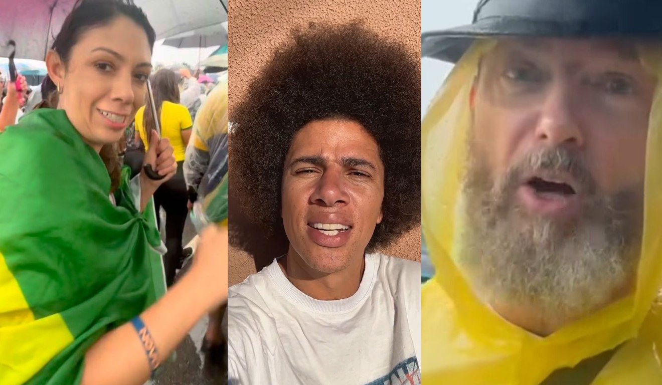 colagem com fotos de Indiara Barbosa e o deputado estadual Delegado Tito Barichello