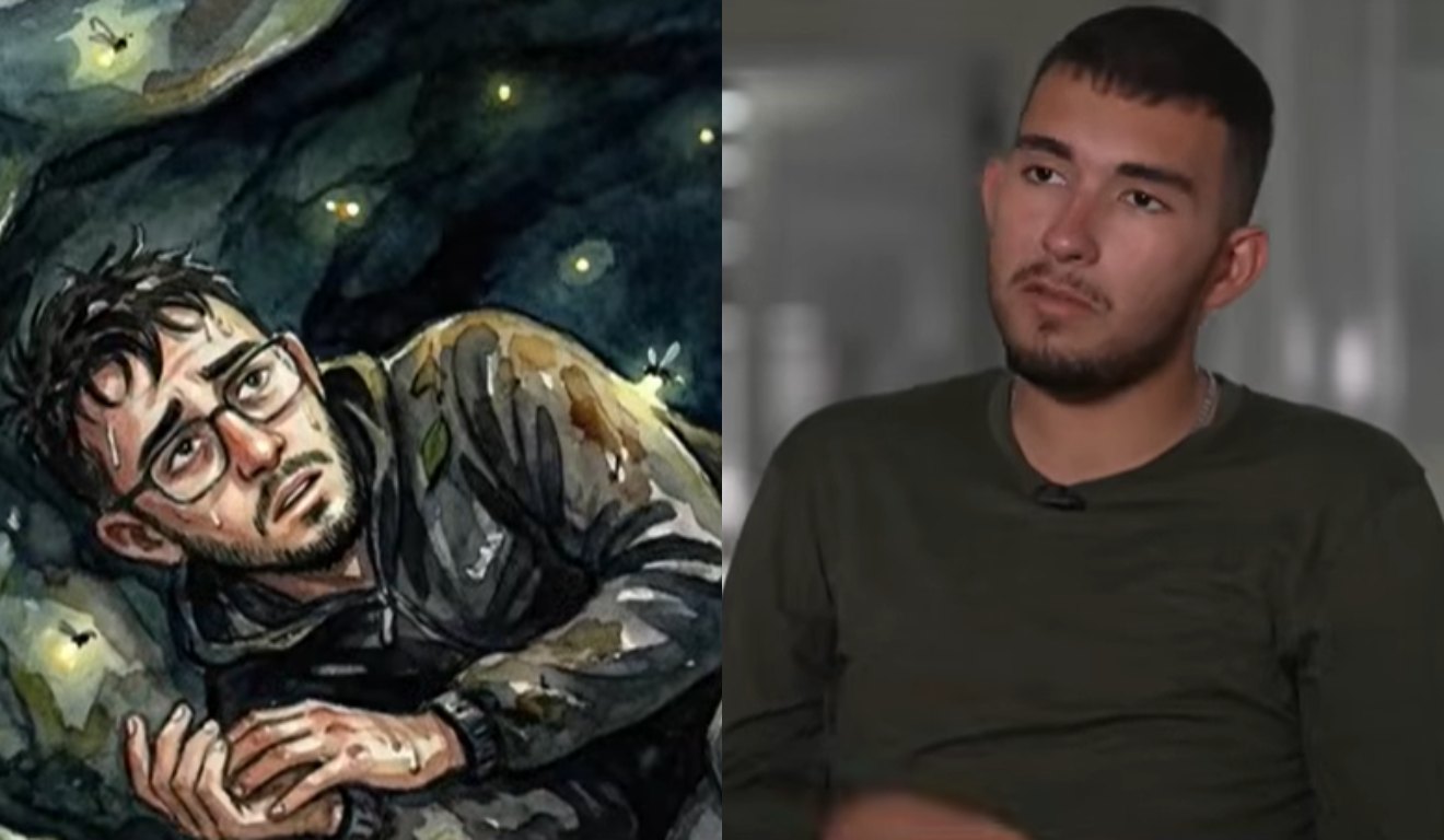 colagem com fotos de Roberto Farias Tomaz, de 19 anos, que sobreviveu após ficar 4 dias perdido no pico paraná