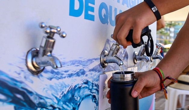 ponto de hidratação no litoral do paraná