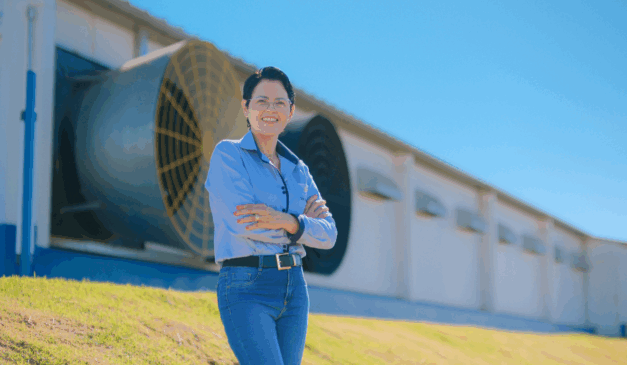 Anaí, agropecuarista, vencedora do prêmio da C.Vale