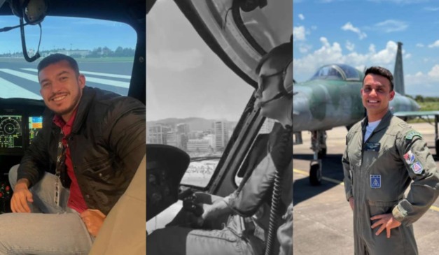 Vítimas da queda do helicóptero do Rio de Janeiro em montagem