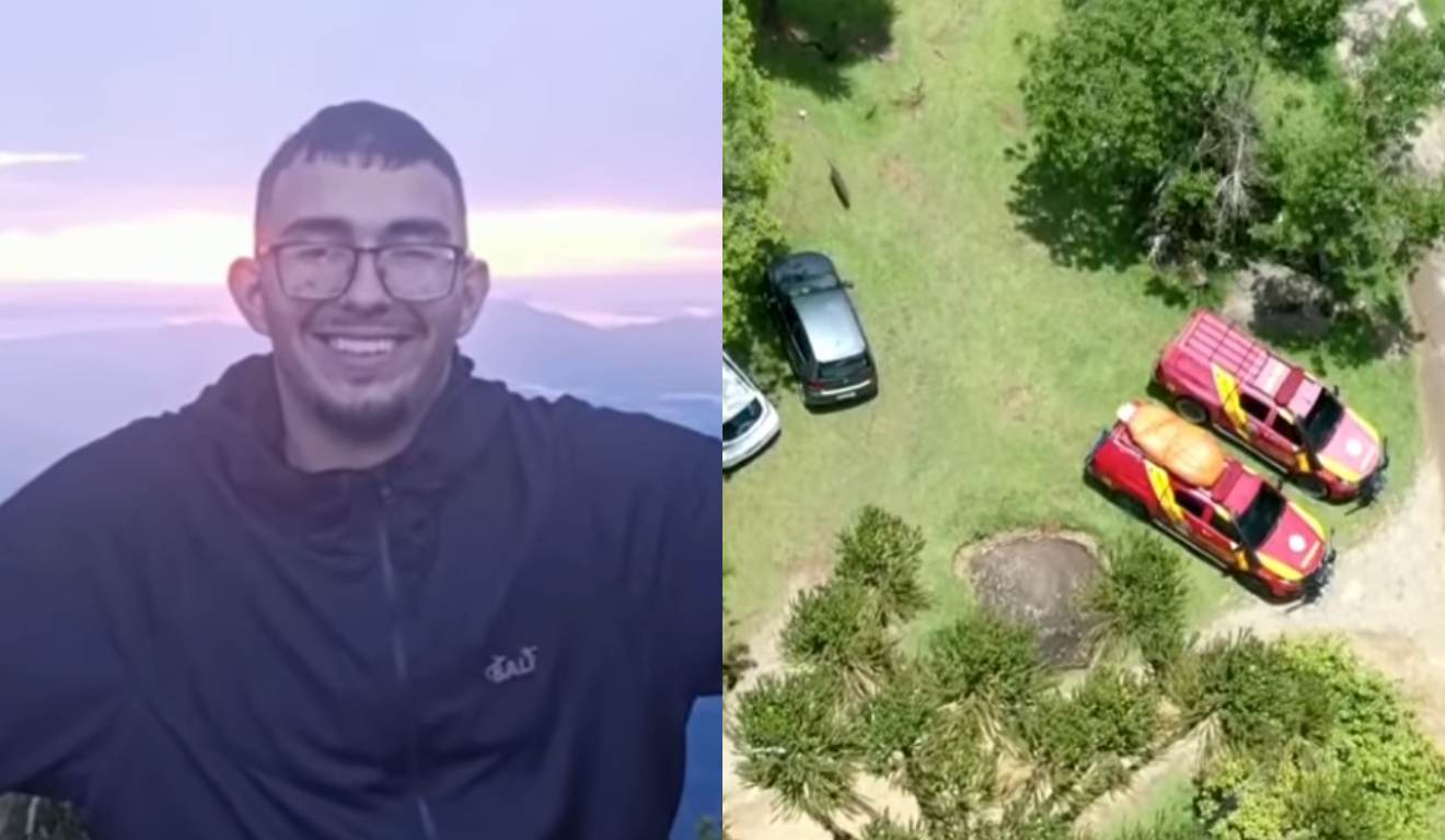 Roberto Thomaz est&aacute; desaparecido no Pico Paran&aacute;; bombeiros fazem buscas no local.