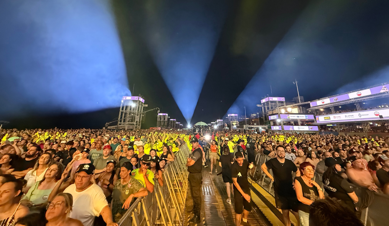 Show do Roupa Nova, em Matinhos, no Verão Maior Paraná
