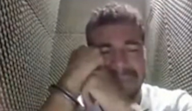 uspeito de matar homem em academia chorando em audiência