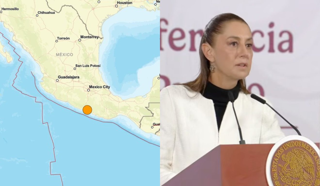 Terremoto interrompeu coletiva de imprensa da presidente do México, Claudia Sheinbaum.
