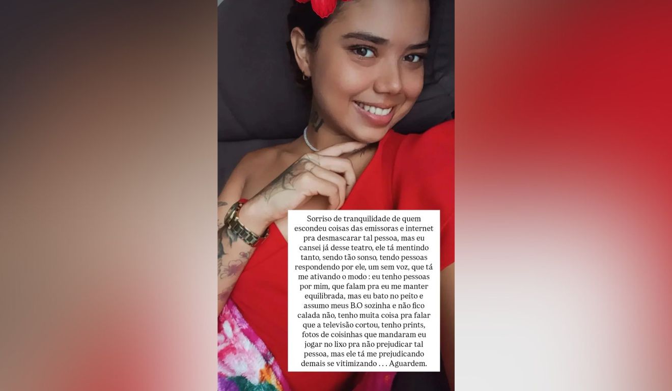 thayane smith se pronuncia nas redes sociais