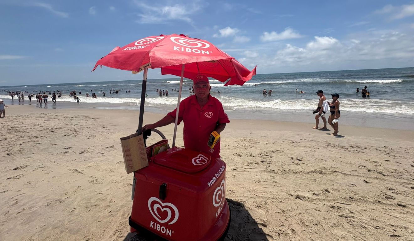 vendedor de picolé em matinhos