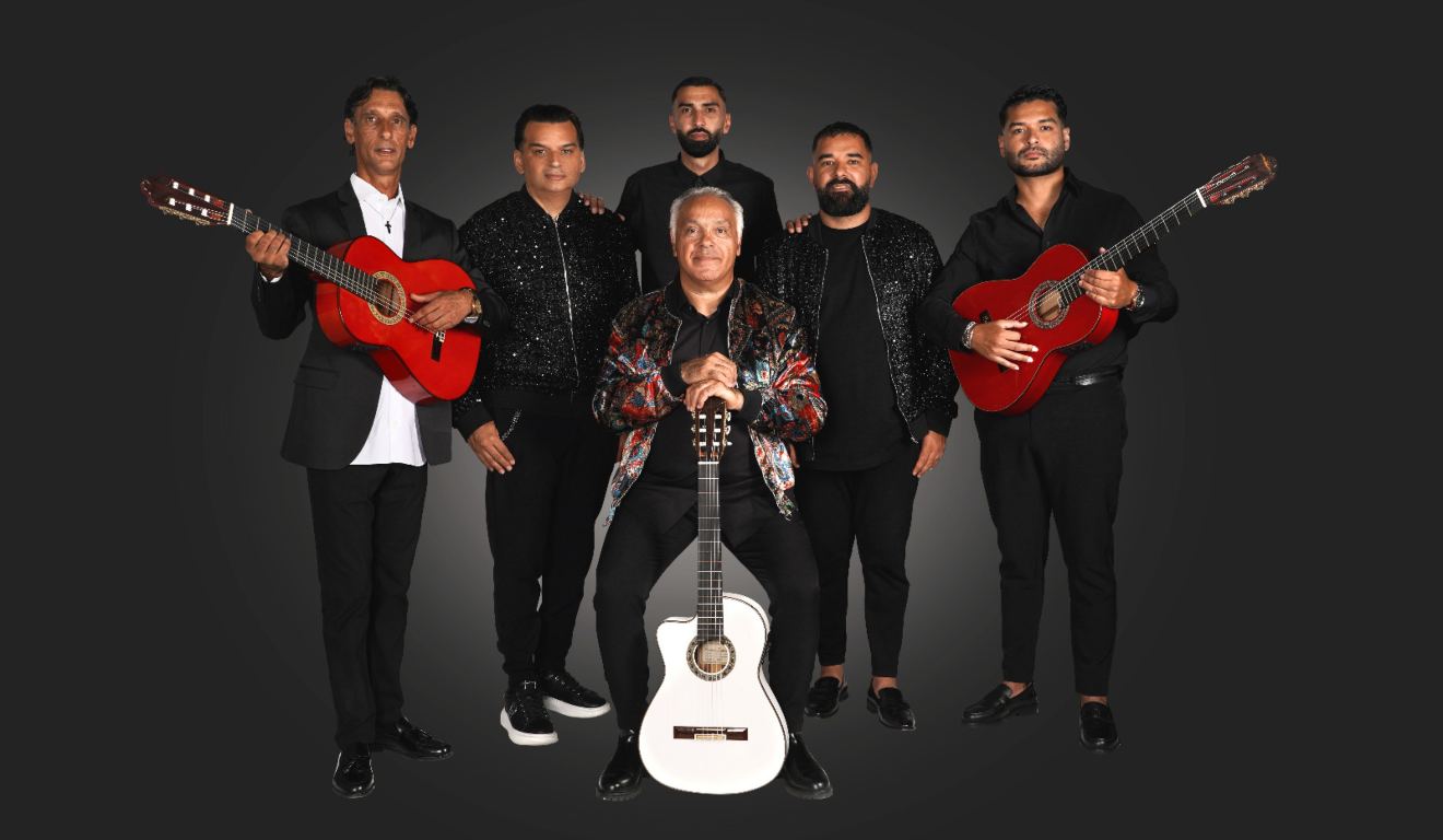 Formação atual da banda Gipsy Kings, que vai se apresentar no festival Verão Maior Paraná