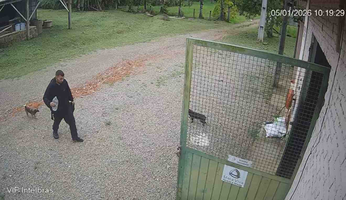 Roberto Tomaz chegou mancando, com sinais de exaustão física.