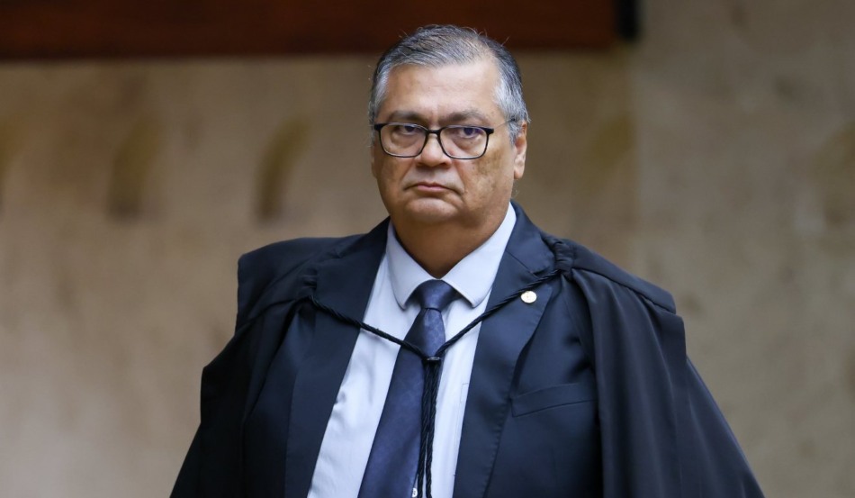 Ministro do Supremo Tribunal Federal, Flávio Dino, durante sessão de julgamento no STF