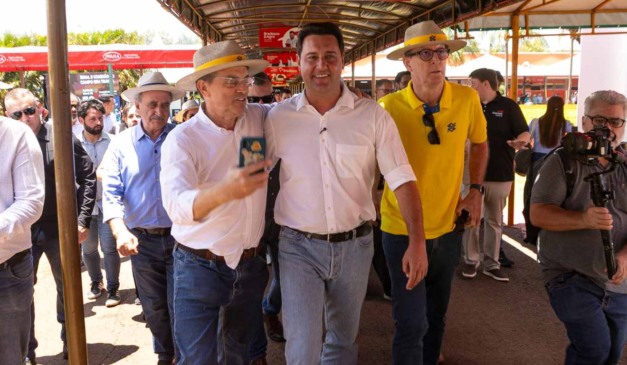 Governador do Paraná, Carlos Massa Ratinho Junior, participa do Show Rural, em Cascavel