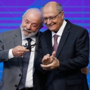 foto com o presidente lula e o vice-presidente geraldo alckmin