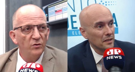 Adilar Marcelo de Lima, vice-presidente da Comissão de Segurança da OAB-PR e Eduardo Stremel, consultor jurídico da Associação Comercial do Paraná. (Fotos: Reprodução/Jovem Pan News) Adilar Marcelo de Lima, vice-presidente da Comissão de Segurança da OAB-PR e Eduardo Stremel, consultor jurídico da Associação Comercial do Paraná. (Fotos: Reprodução/Jovem Pan News)