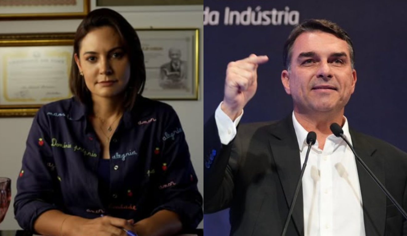 Articulação do PL para reconciliação entre Michelle e Flávio Bolsonaro