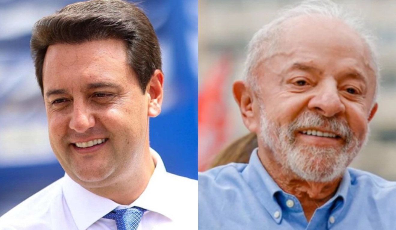 Real Time: Ratinho Jr é aprovado por 79% e Lula desaprovado por 67% no Paraná