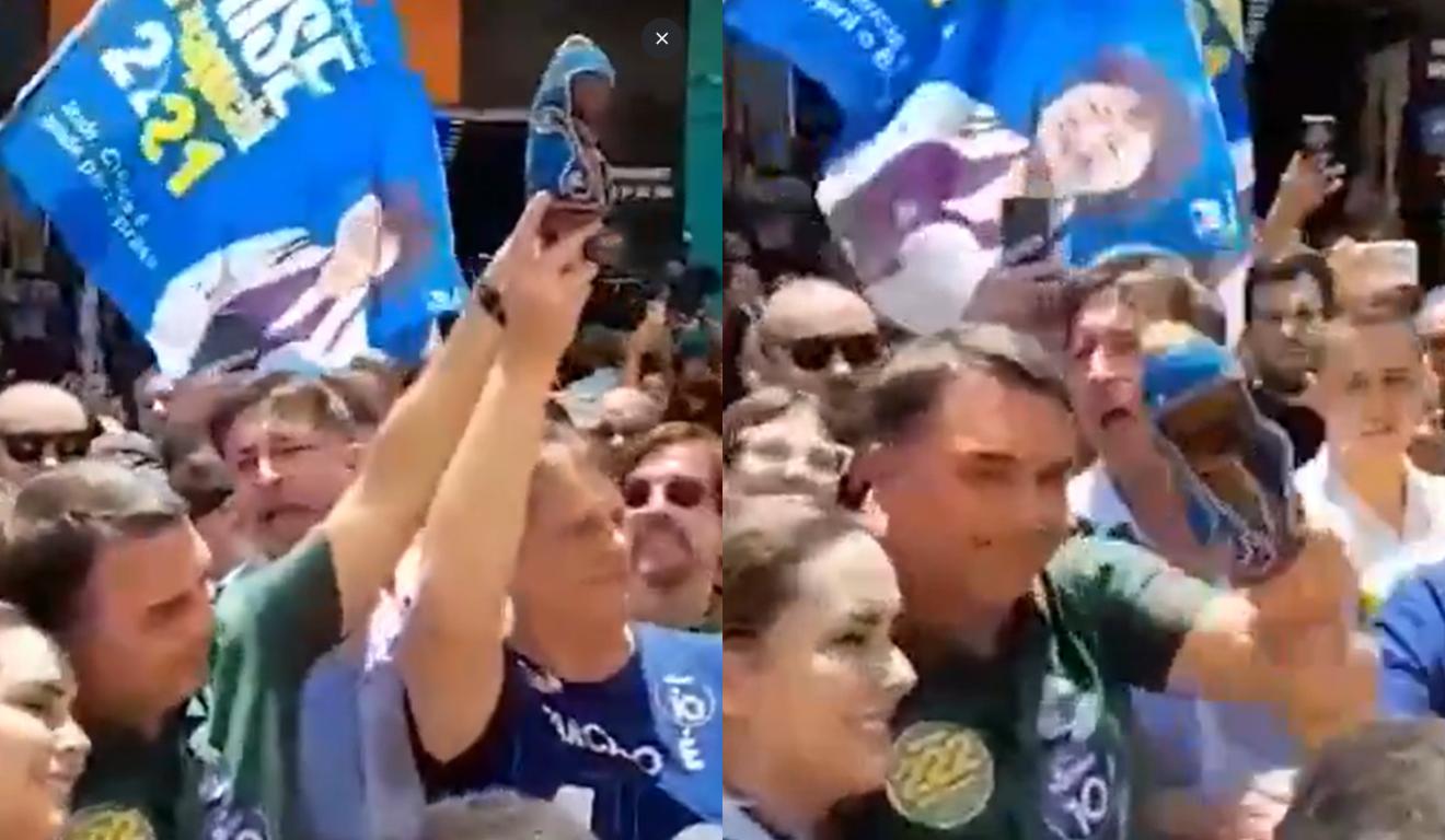Flávio Bolsonaro ergue imagem de Nossa Senhora Aparecida: “Sou evangélico e respeito todas as religiões”