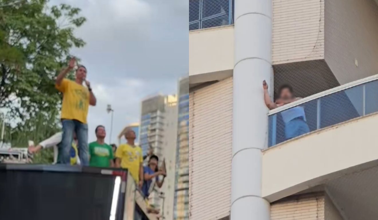 Ovos são arremessados contra carreata de Flávio Bolsonaro; candidato reage: “Isso mata”