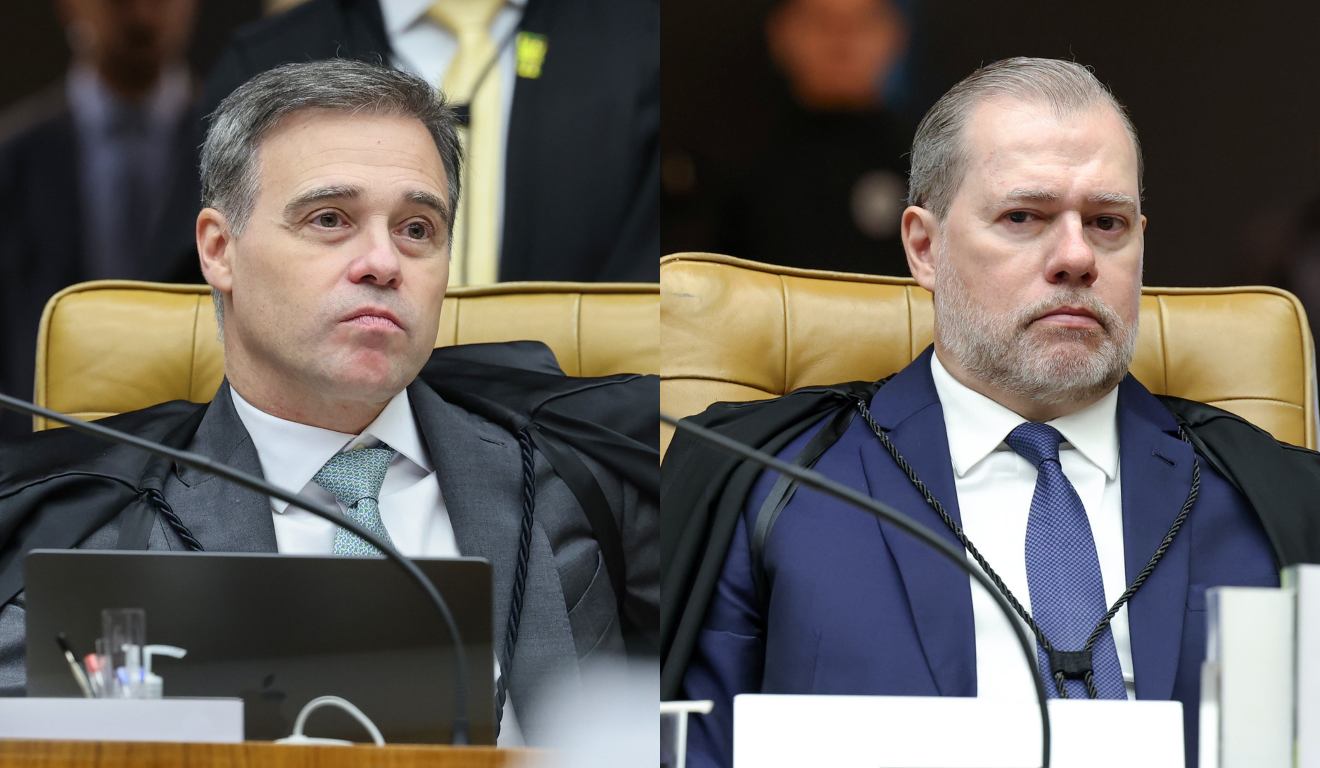 Mendonça envia bilhete a Toffoli durante julgamento sobre Moraes