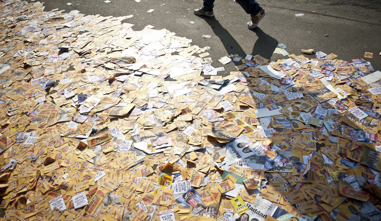 Paraná é o sétimo estado com mais denúncias de propaganda eleitoral irregular
