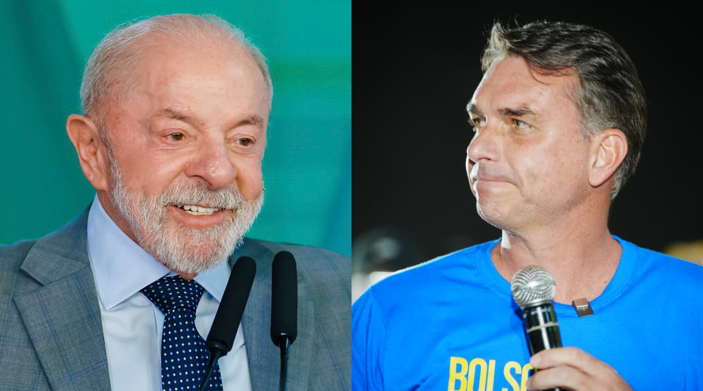 Pesquisa CNT/MDA indica liderança de Lula sobre Flávio no 1º e 2º turnos