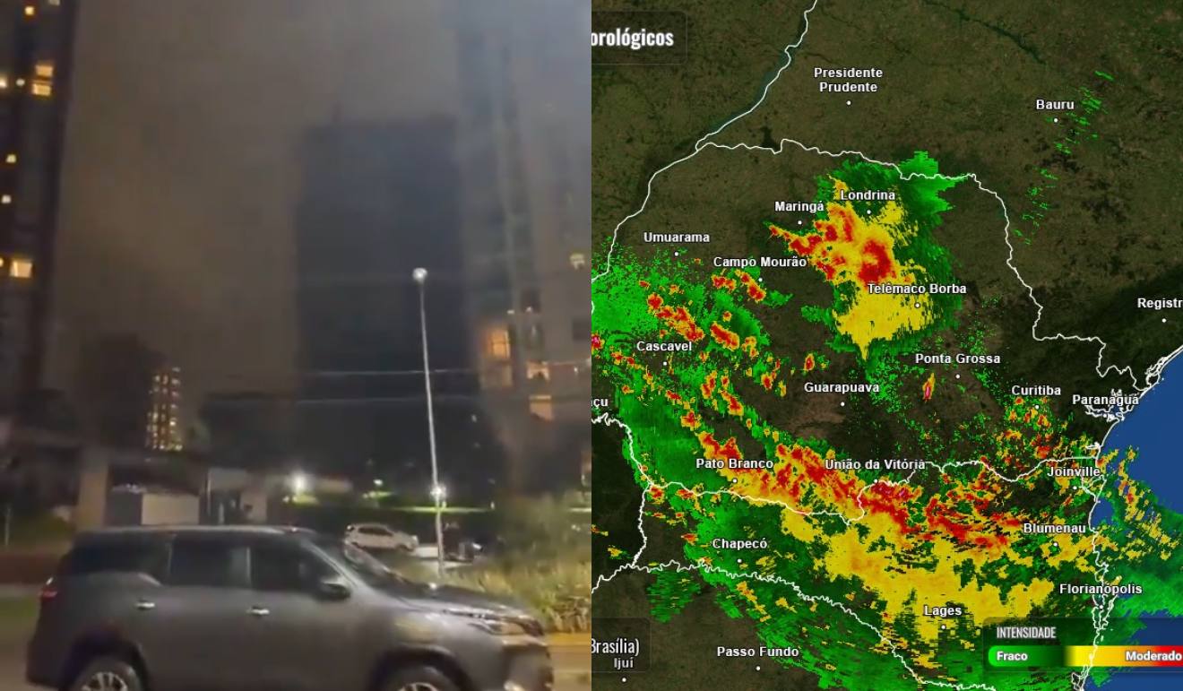 Tornado em Curitiba? Vídeo de suposto fenômeno viraliza nas redes