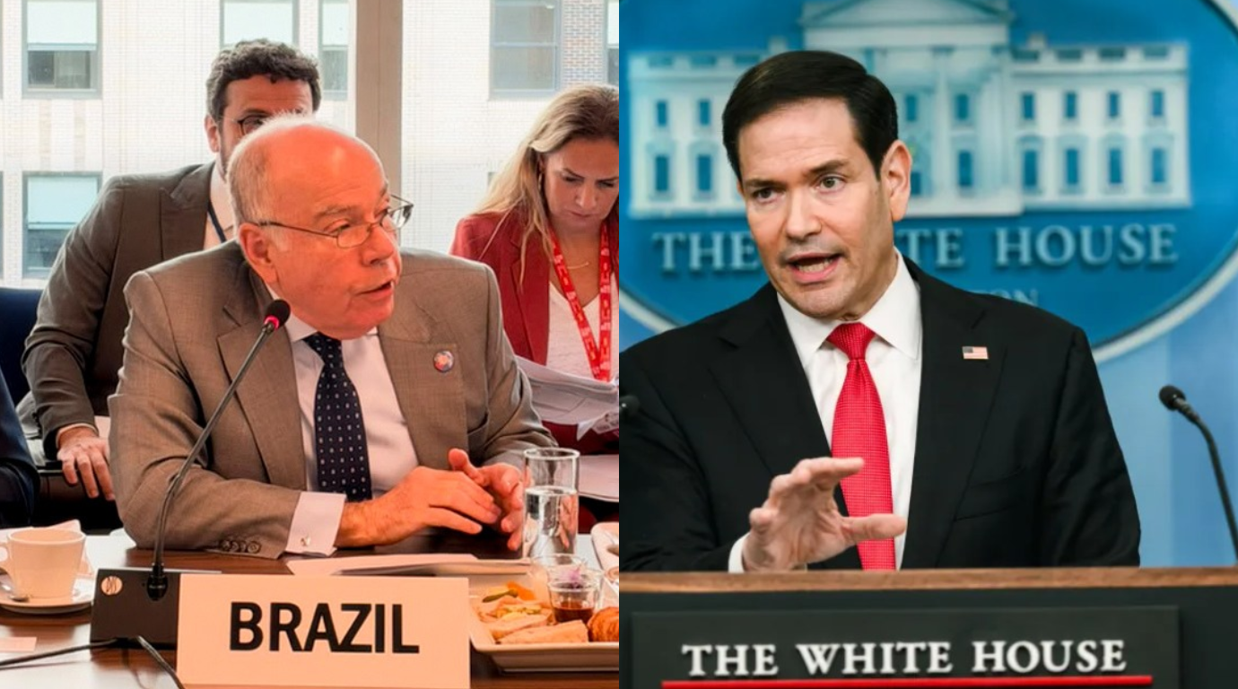 Chanceler de Lula encontra Marco Rubio no G20 em meio à crise entre Brasil e EUA