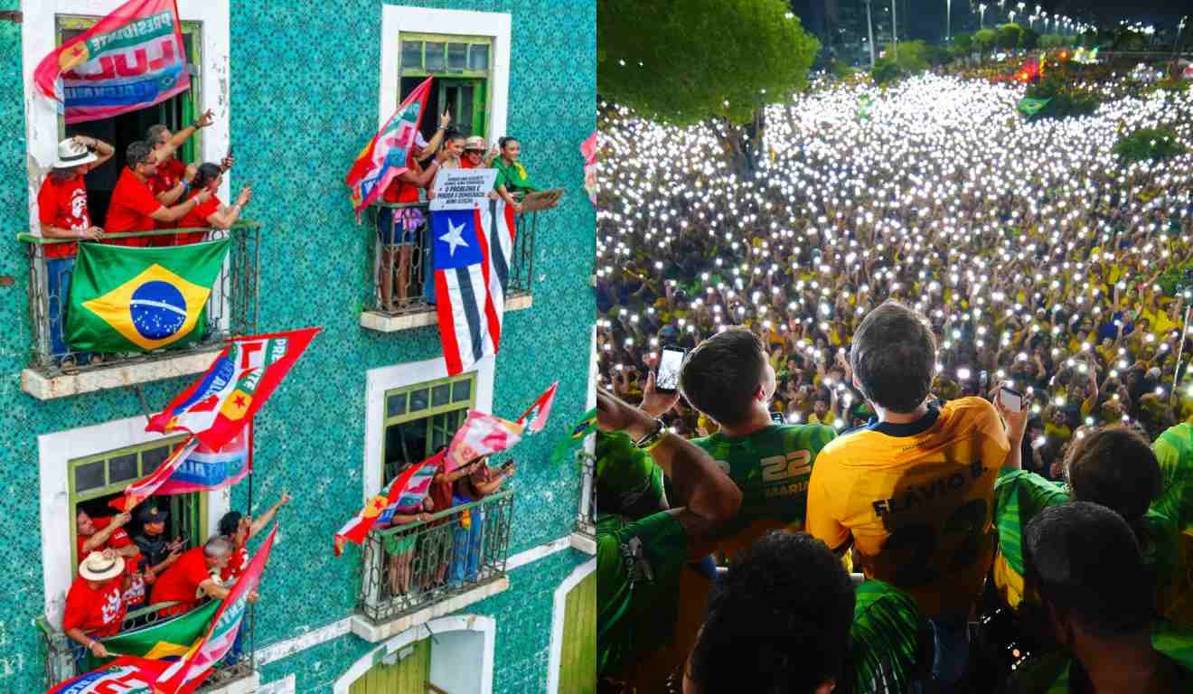 Lula e Flávio levam multidões às ruas na reta final da campanha; veja imagens impressionantes