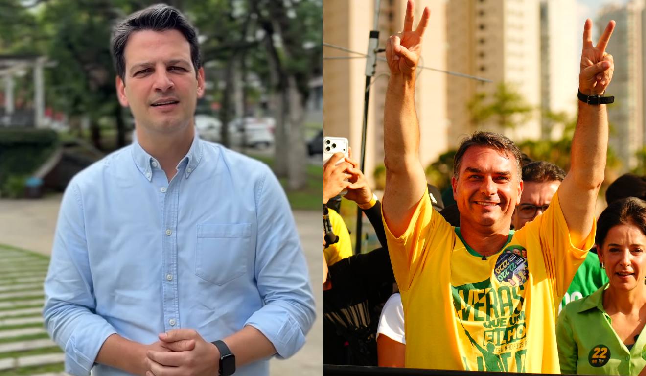 Eduardo Pimentel declara apoio a Flávio Bolsonaro no 2º turno e diz: “não vou ficar em cima do muro”