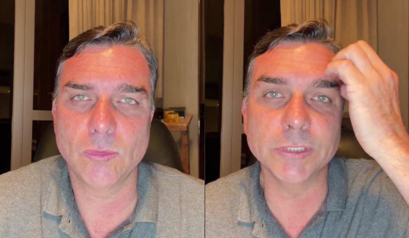 “Brasil vai quebrar com Lula”, profetiza Flávio Bolsonaro do autoexílio nos EUA