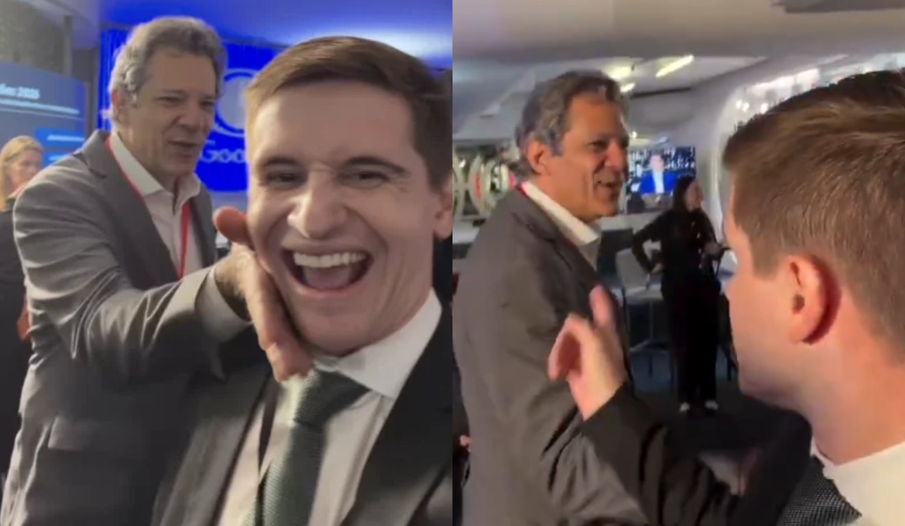 Haddad dá tapinha no rosto de deputado após ser chamado de “Taxad” e “demitido”