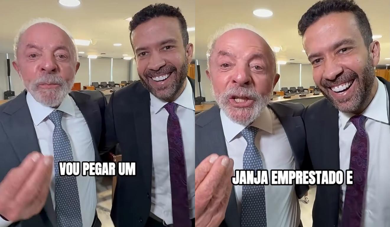 “Não tenho dinheiro”: Lula diz que vai pegar celular de Janja emprestado para entrar em canal no WhatsApp