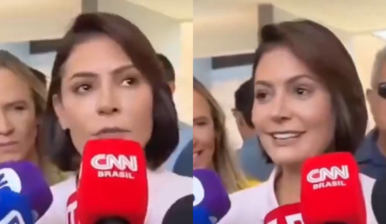 Michelle diz que Jair Bolsonaro está ansioso e esperançoso com resultado das eleições