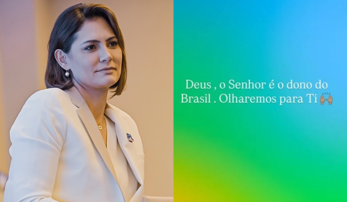 “Deus, o Senhor é o dono do Brasil”: Michelle Bolsonaro publica mensagem após resultado das eleições