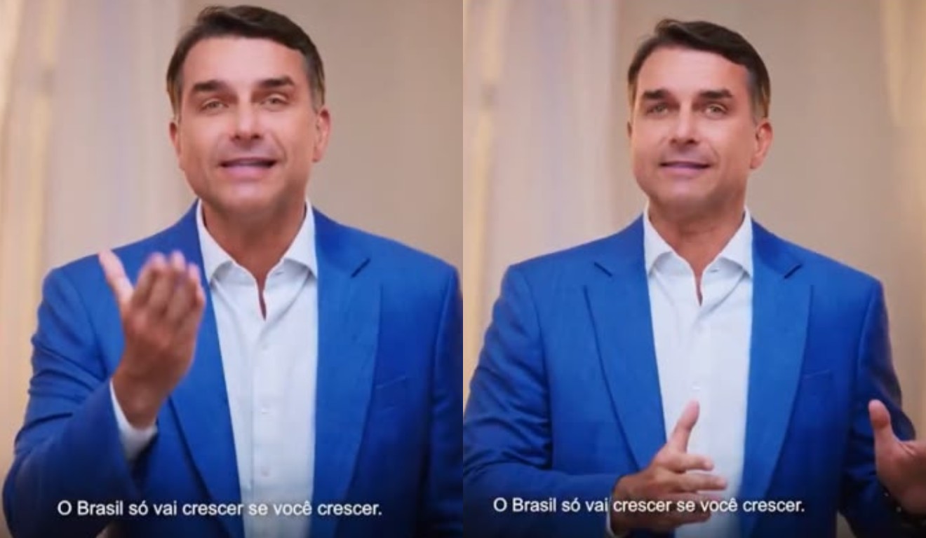 Flávio promete criar Ministério da Prosperidade e diz: “O Brasil só vai crescer se você crescer”