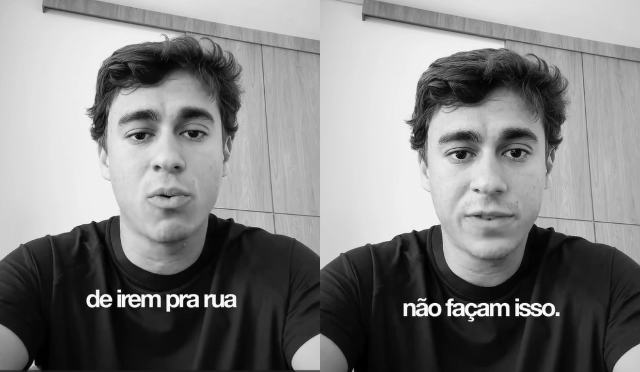 Nikolas pede que direita evite protestos após derrota de Flávio Bolsonaro: “Não façam isso”