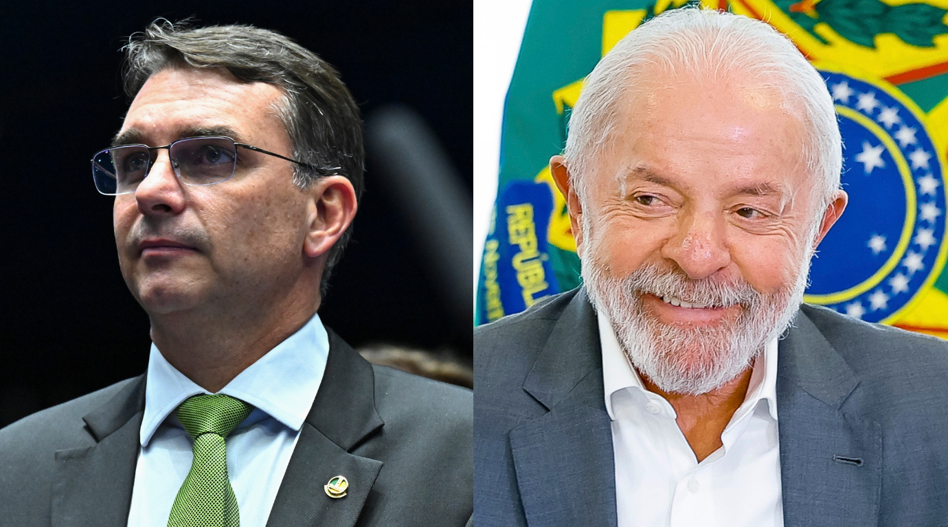Queda na rejeição de Lula surpreende campanha de Flávio Bolsonaro, que cobra reação